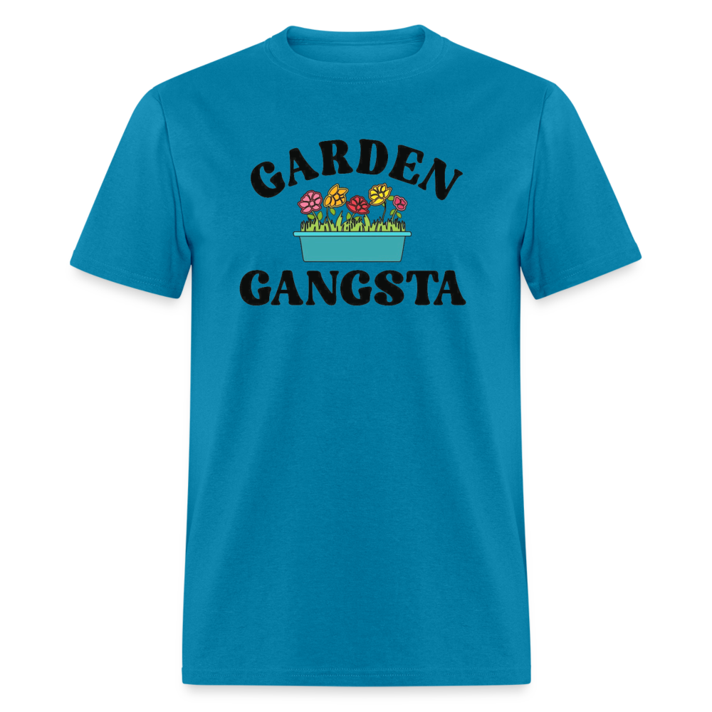 GARDEN GANGSTA TEE - turquoise