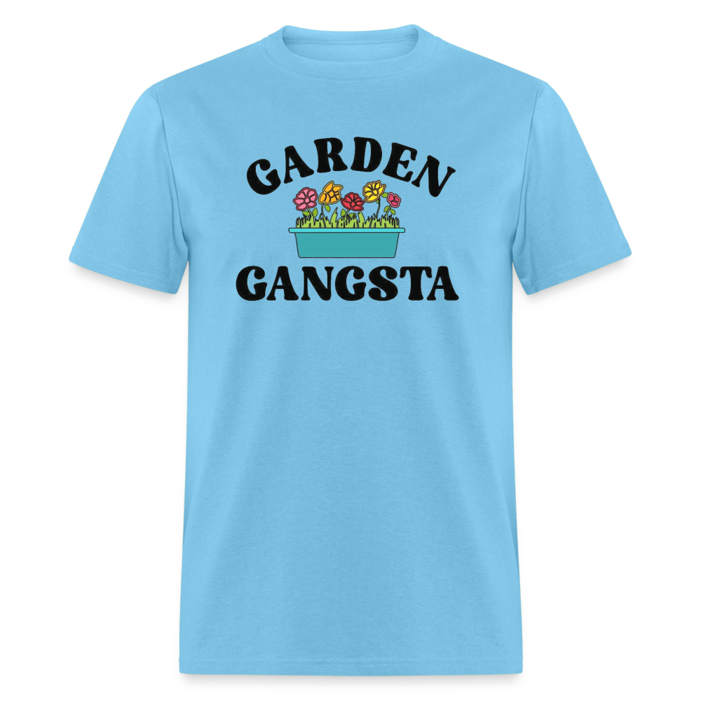 GARDEN GANGSTA TEE - aquatic blue