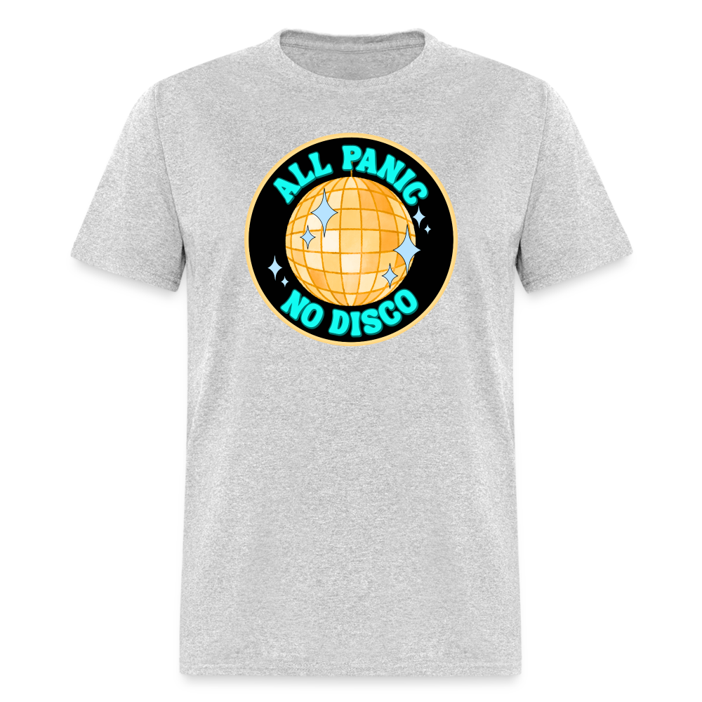 ALL PANIC NO DISCO TEE - heather gray