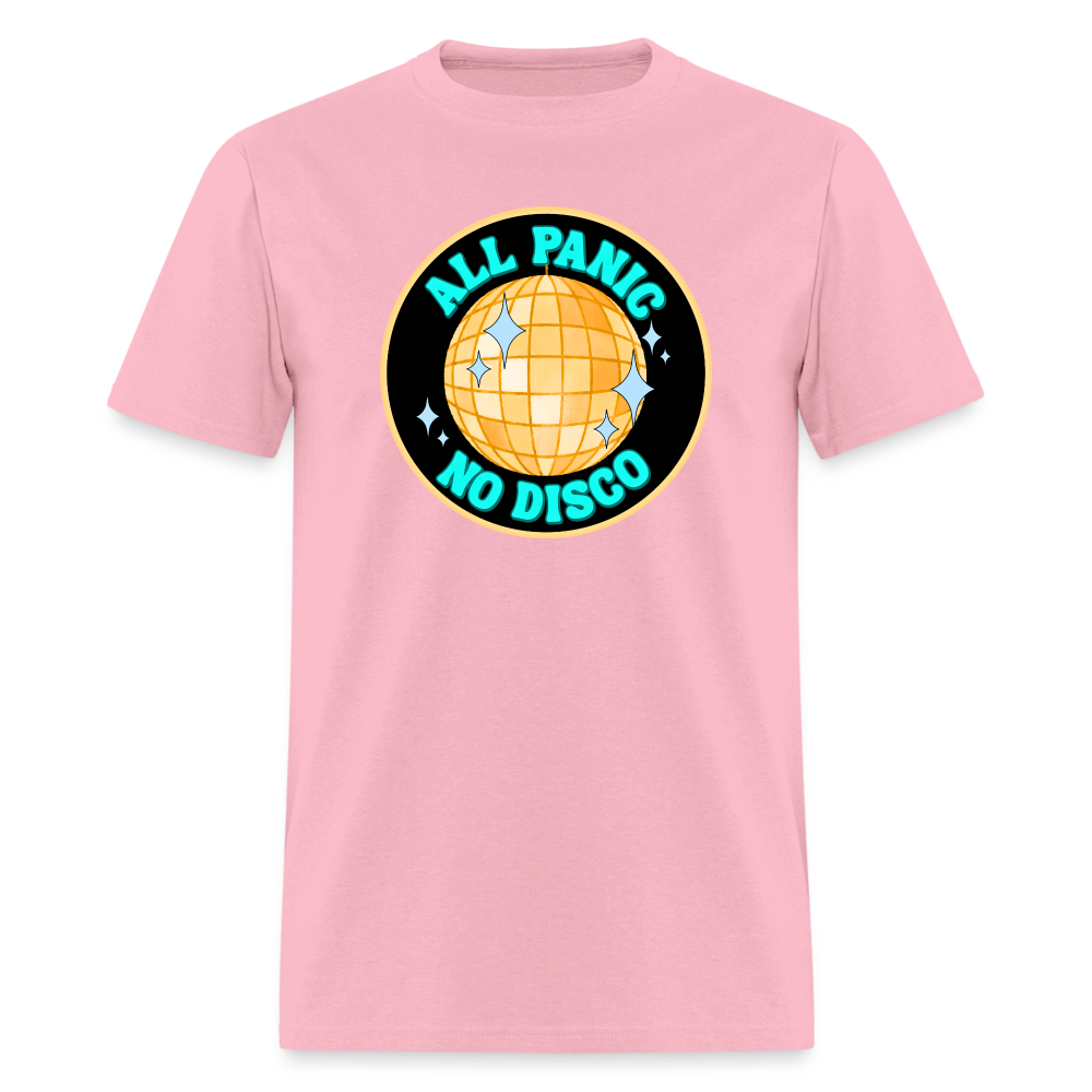 ALL PANIC NO DISCO TEE - pink