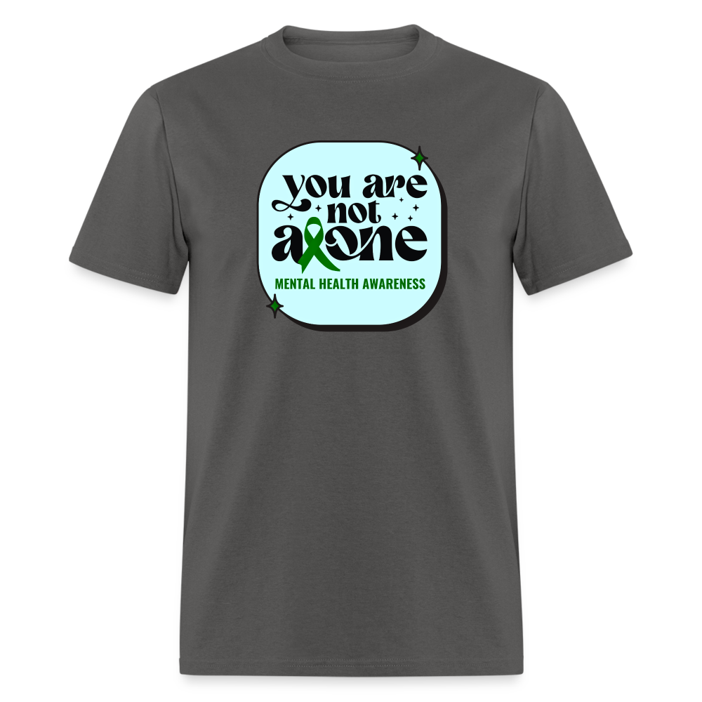 YOU’RE NOT ALONE TEE - charcoal