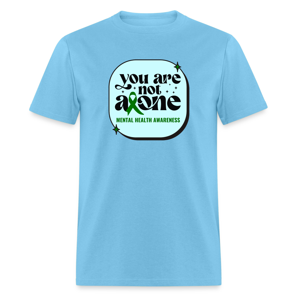 YOU’RE NOT ALONE TEE - aquatic blue