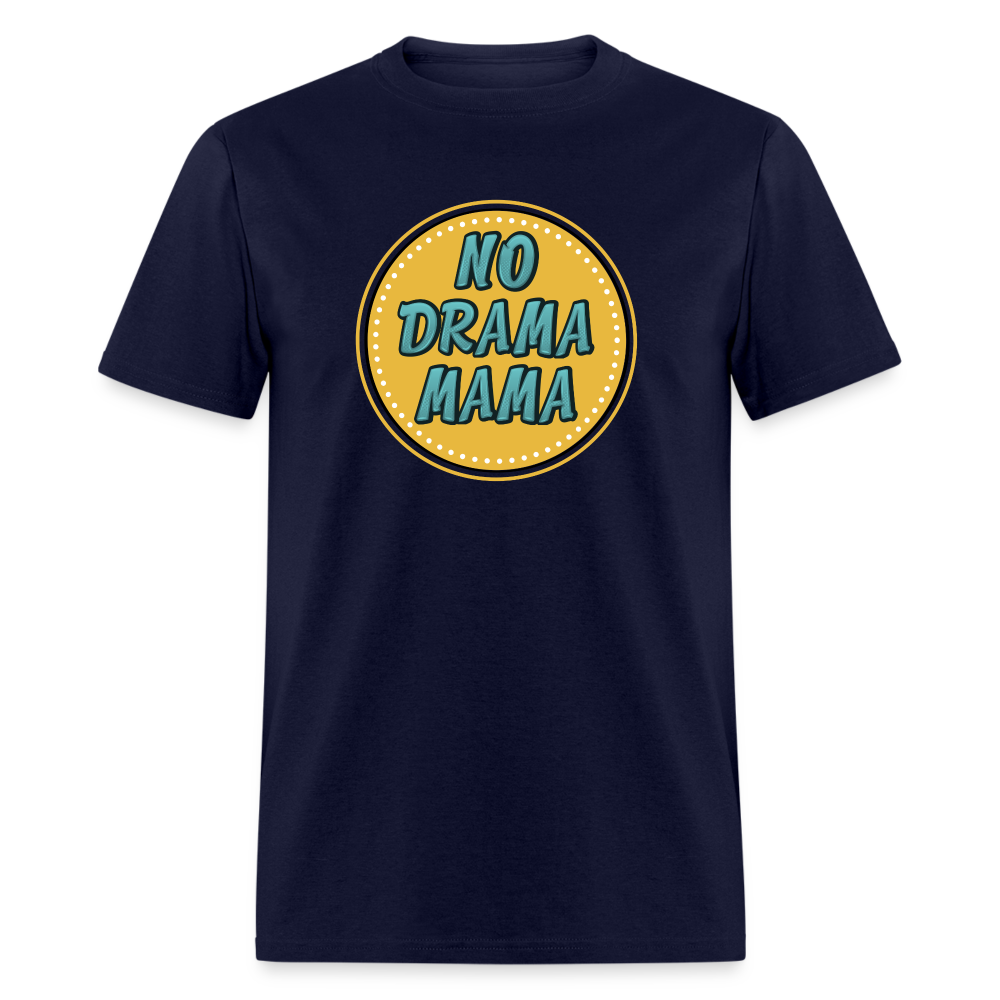 NO DRAMA MAMA TEE - navy