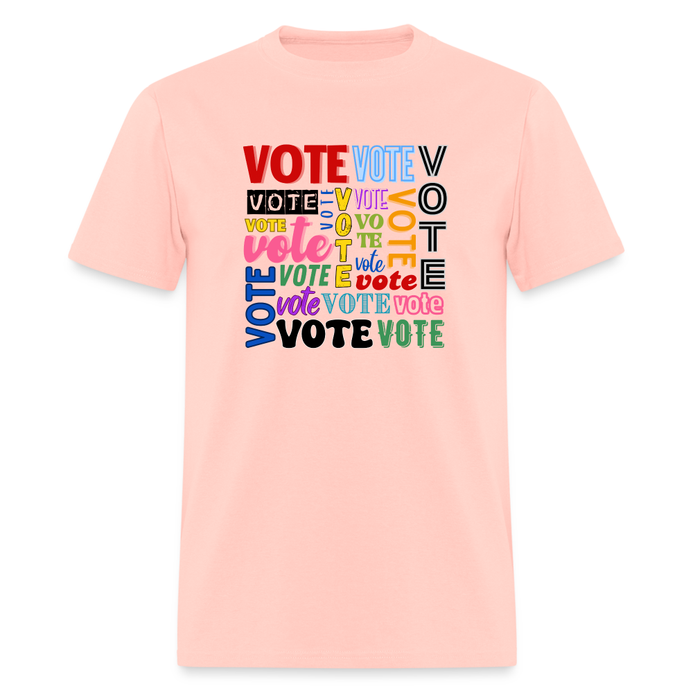 VOTE TEE - blush pink 