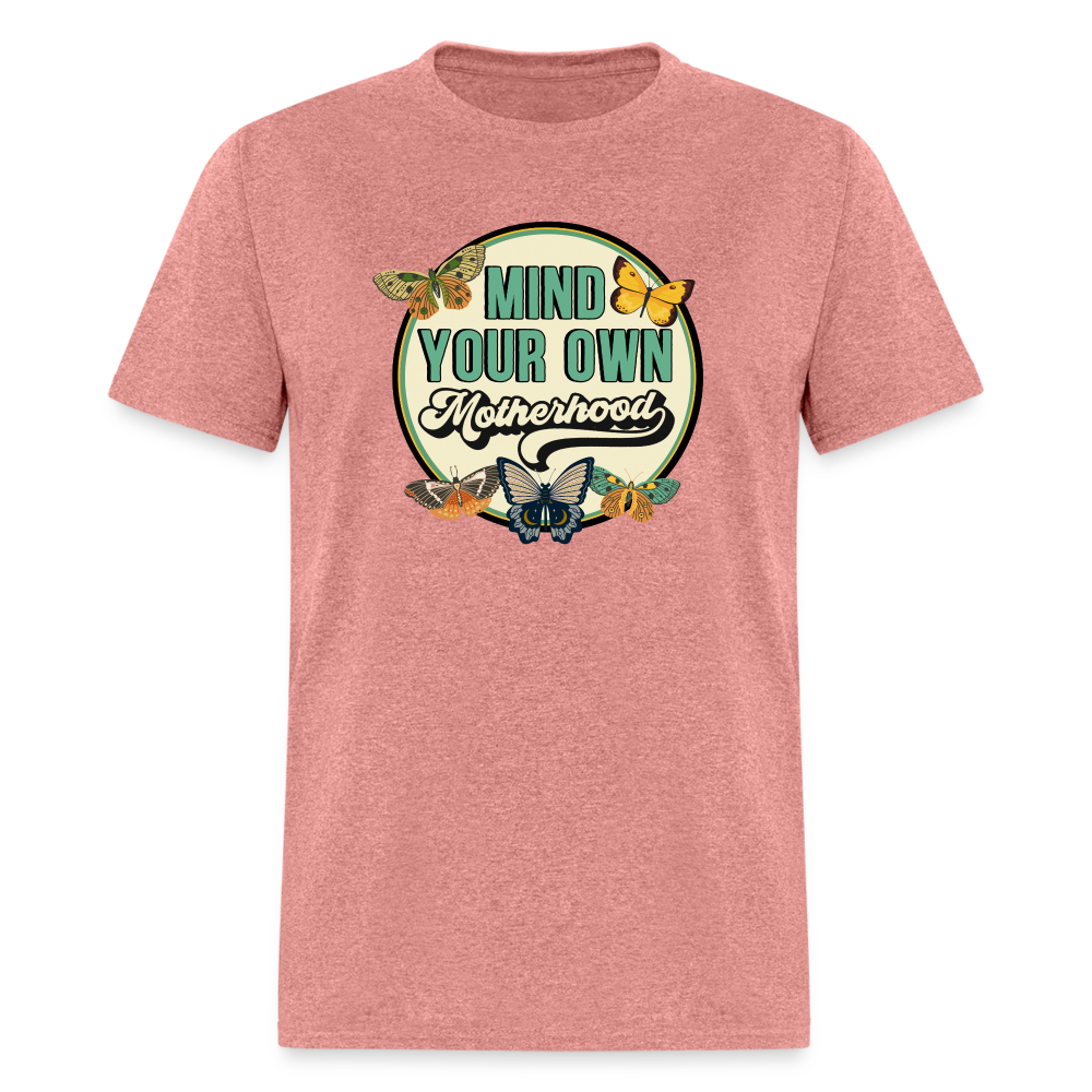 MIND YOUR MOTHERHOOD TEE - heather mauve