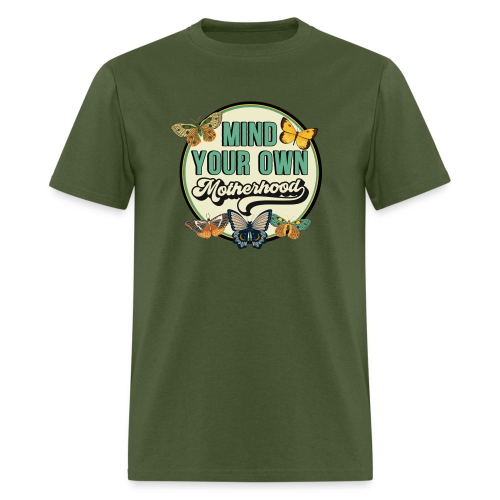 MIND YOUR MOTHERHOOD TEE - military green