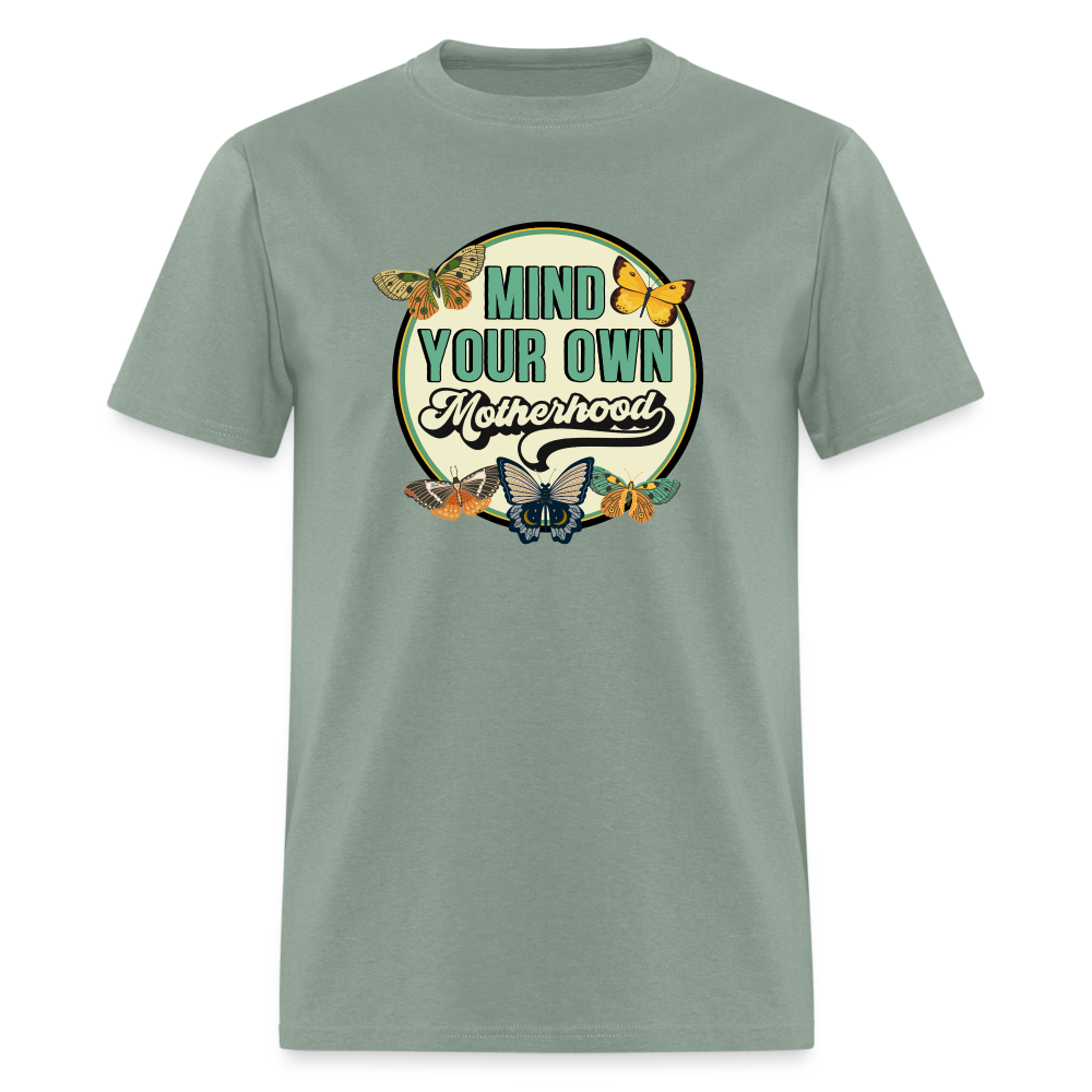 MIND YOUR MOTHERHOOD TEE - sage