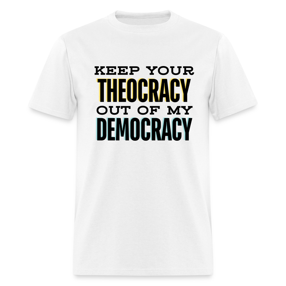 THEOCRACY TEE - white