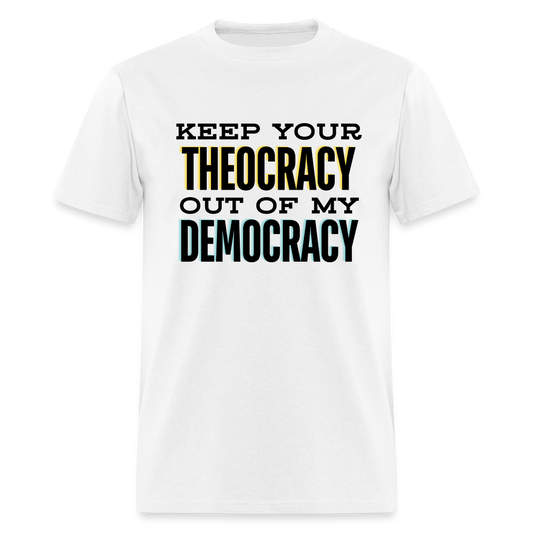 THEOCRACY TEE - white