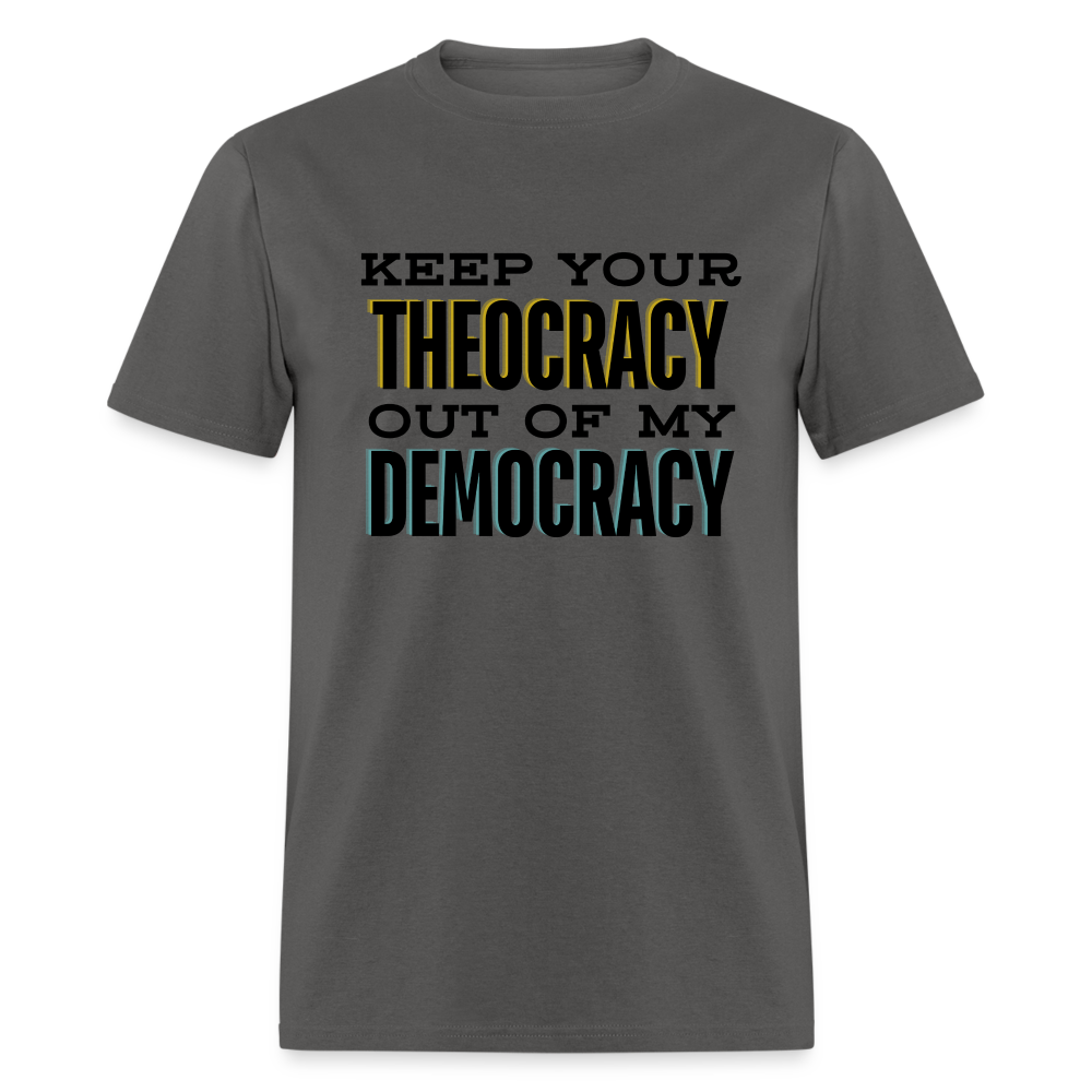 THEOCRACY TEE - charcoal