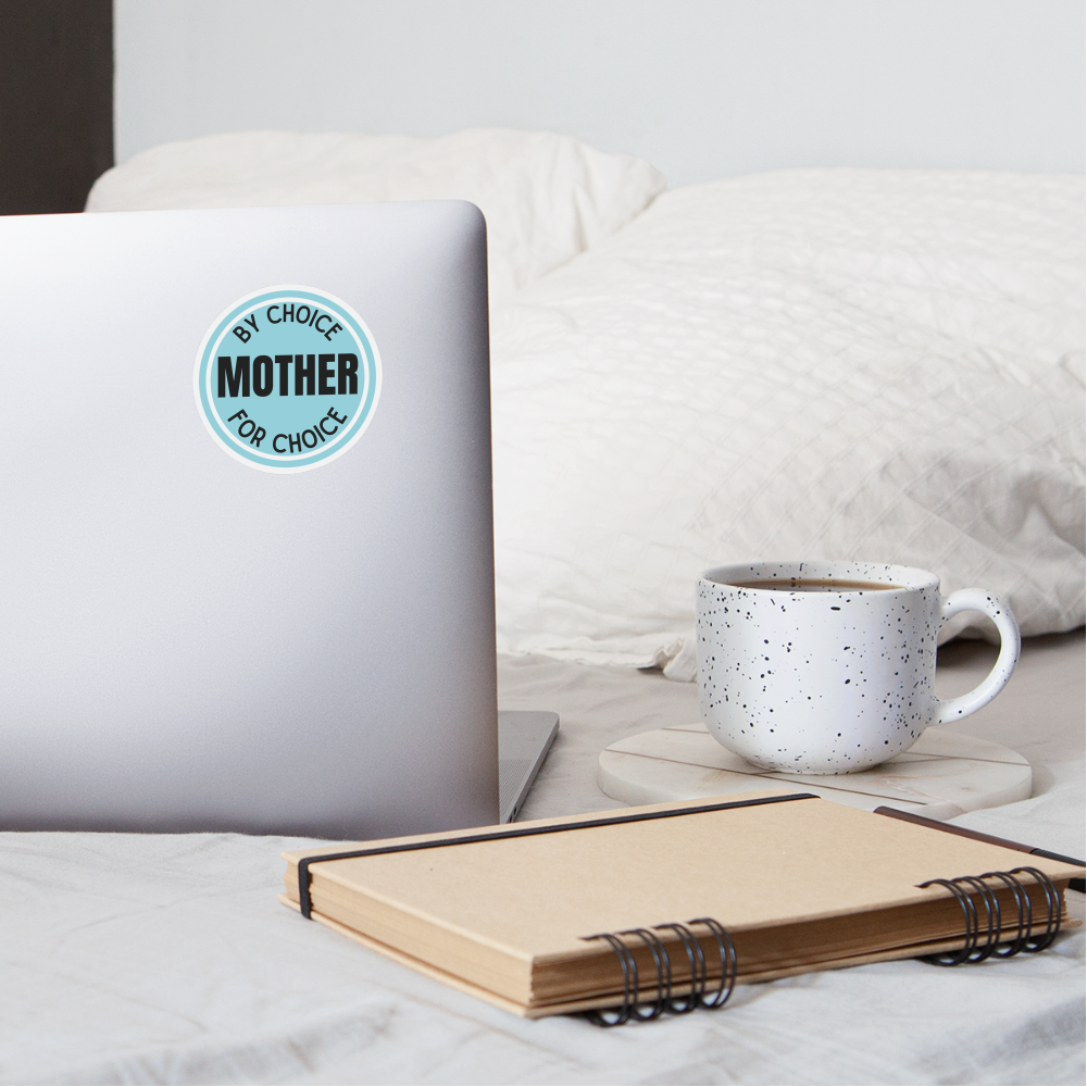 MOTHER BY CHOICE STICKER - white matte