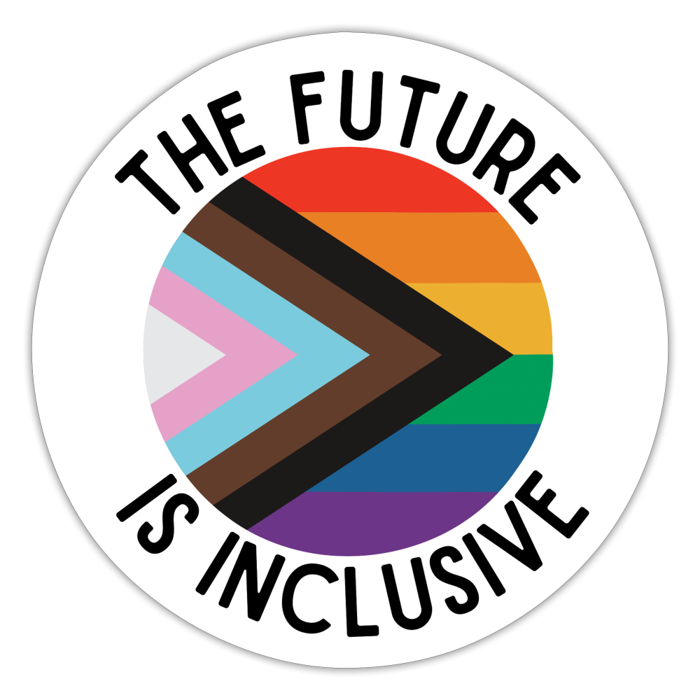 FUTURE IS INCLUSIVE STICKER - white matte