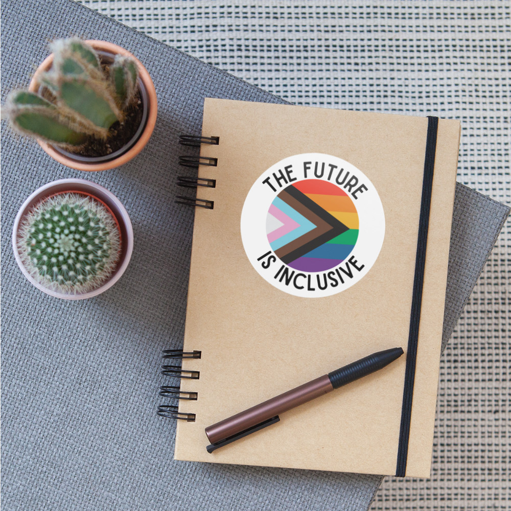 FUTURE IS INCLUSIVE STICKER - white matte