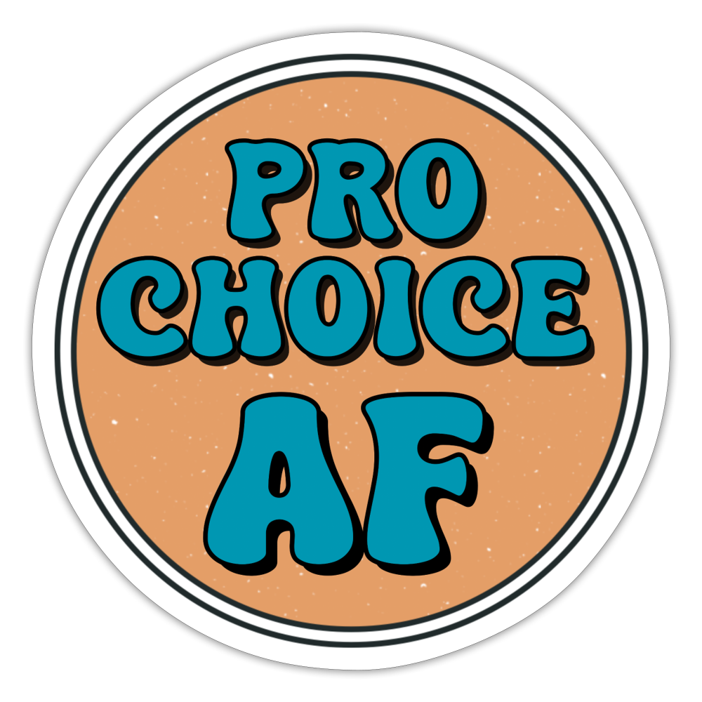 PRO CHOICE AF STICKER - white matte