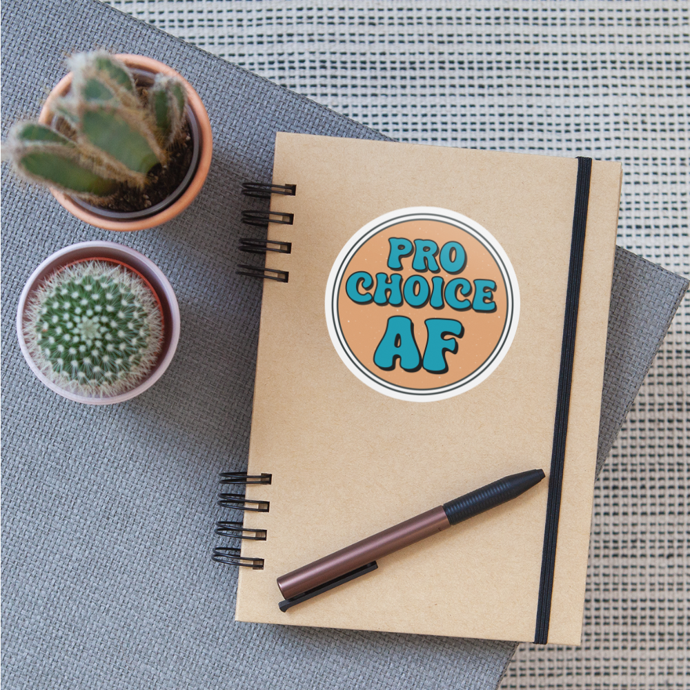 PRO CHOICE AF STICKER - white matte