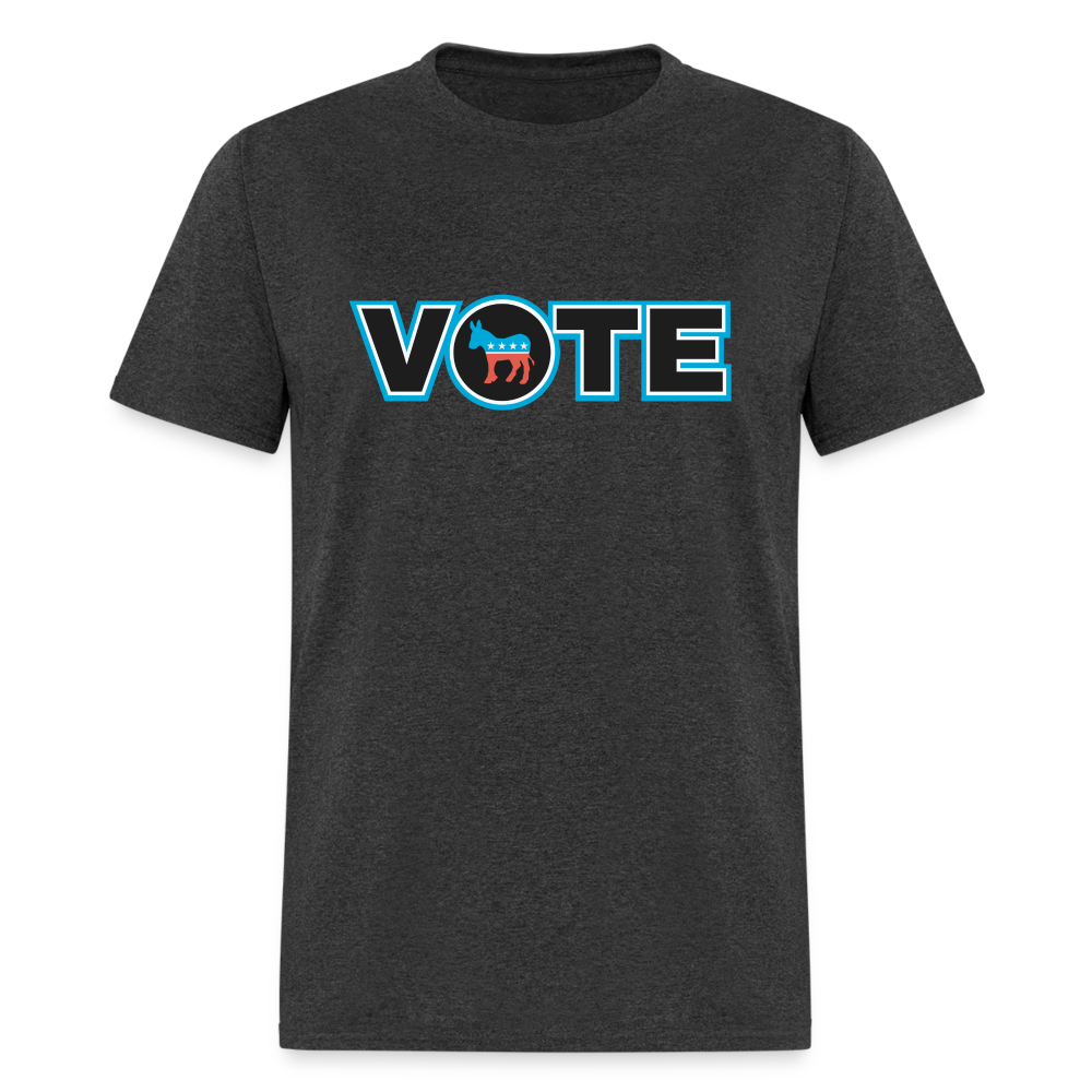 VOTE DEM TEE - heather black