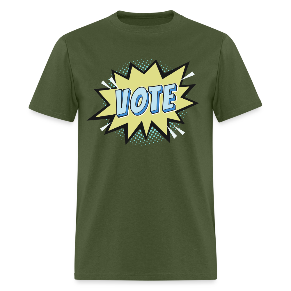 VOTE! TEE - military green