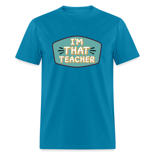 THAT TEACHER TEE - turquoise