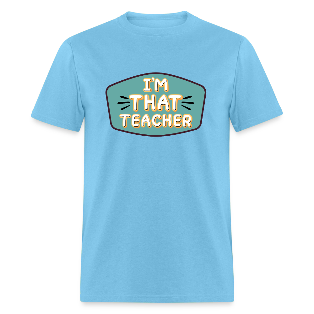 THAT TEACHER TEE - aquatic blue