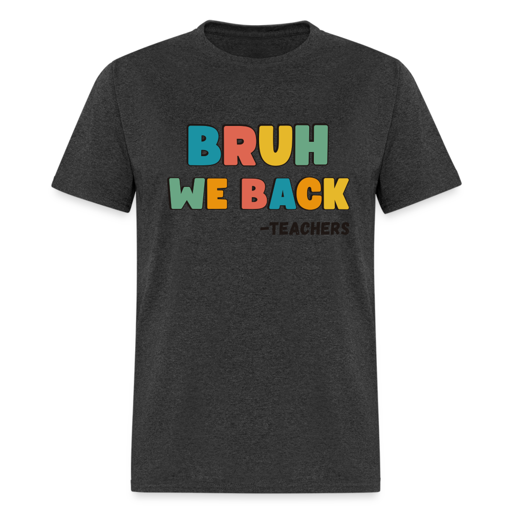 WE BACK TEE - heather black