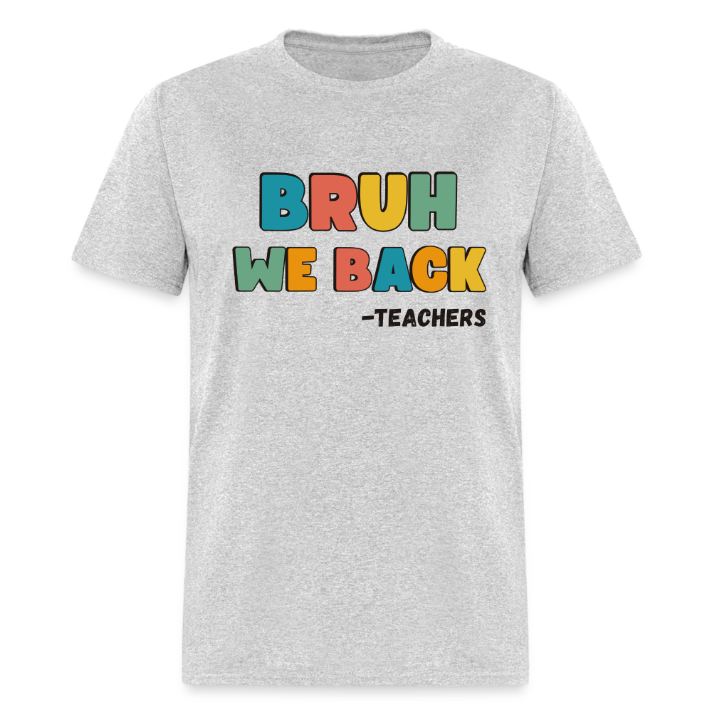 WE BACK TEE - heather gray