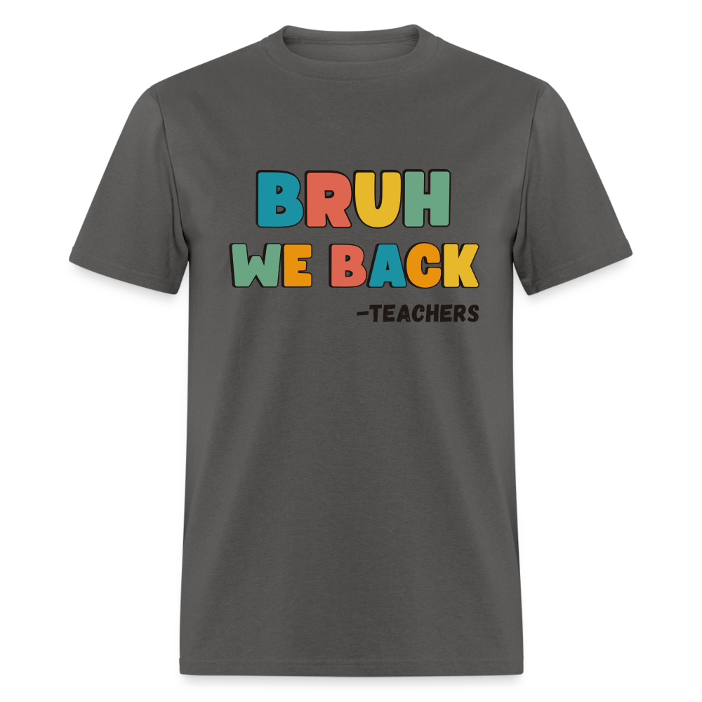 WE BACK TEE - charcoal