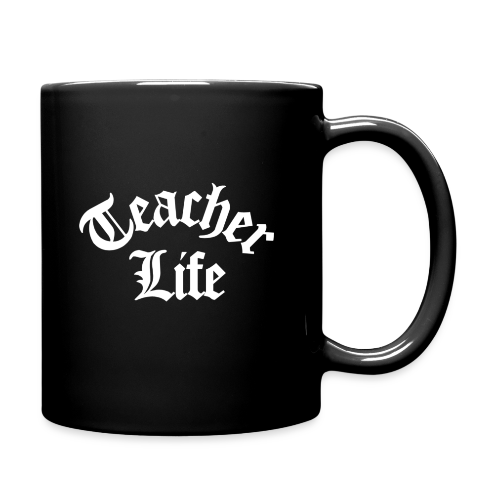 TEACHER LIFE MUG - black