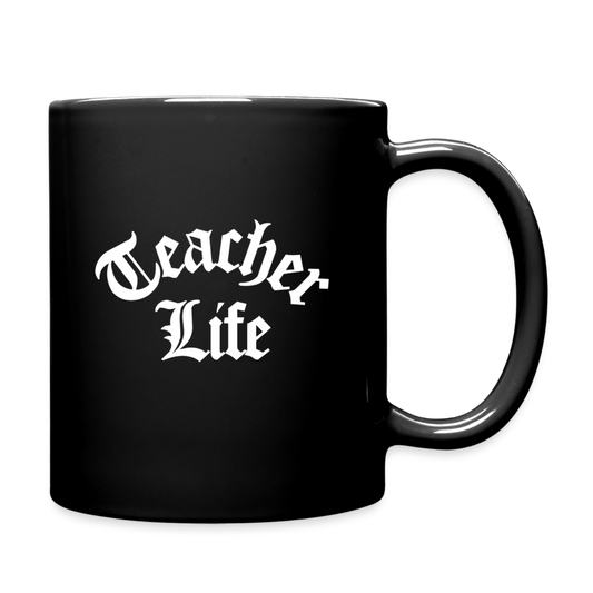 TEACHER LIFE MUG - black