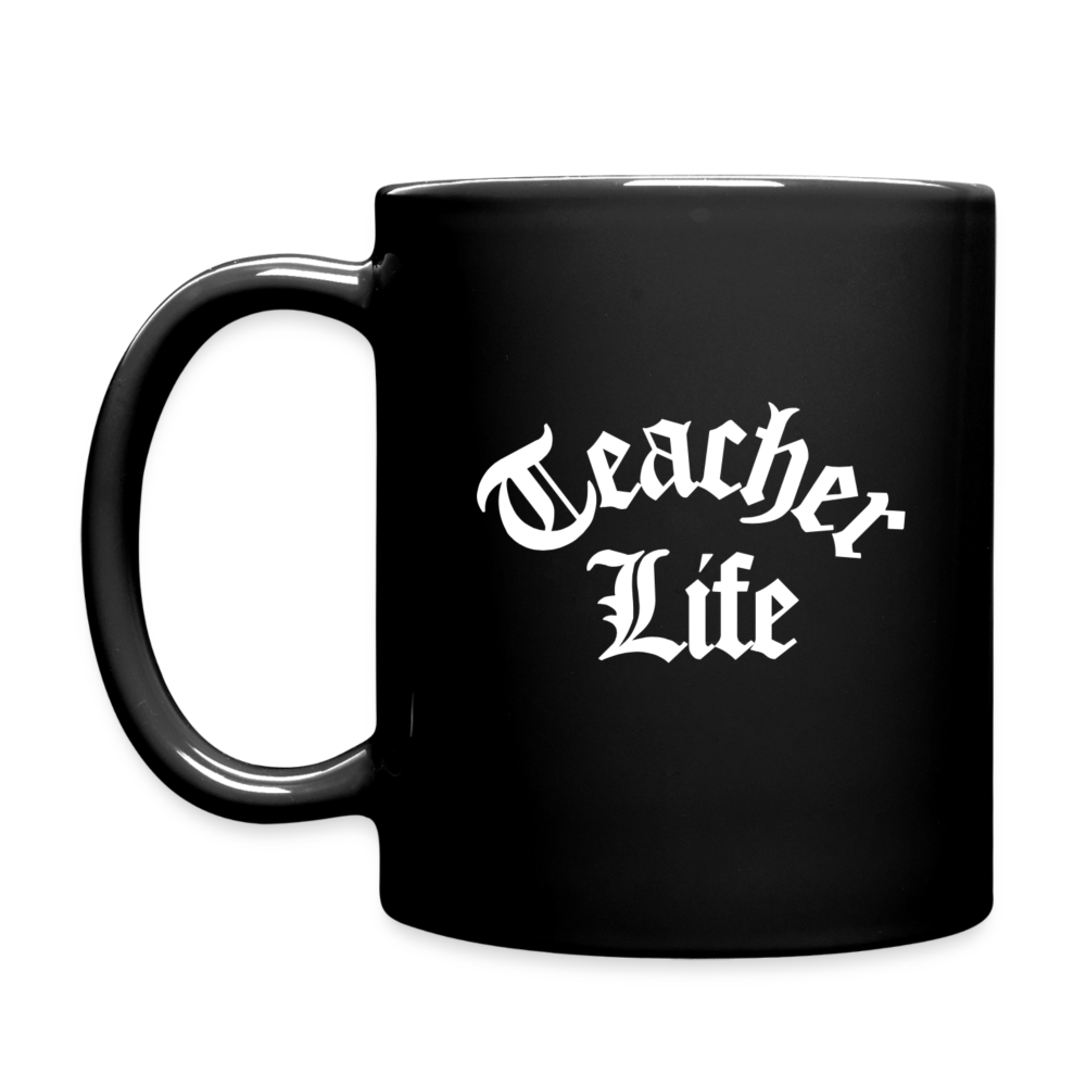 TEACHER LIFE MUG - black