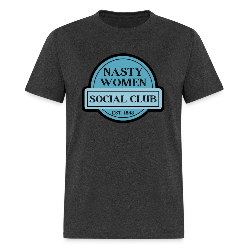 NASTY WOMEN TEE - heather black