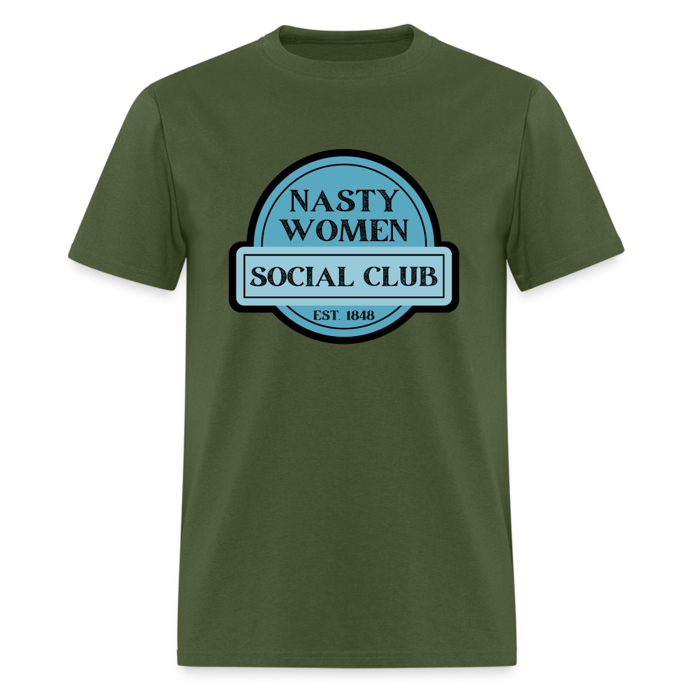 NASTY WOMEN TEE - military green